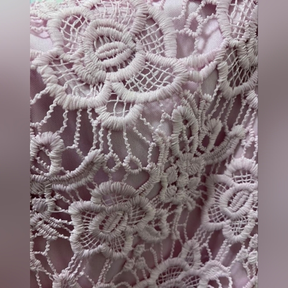 NANETTE LEPORE, Fanciful Mock Neck Lace Dress, NWT. - Picture 3 of 4